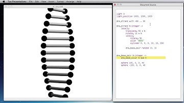 Live Code: 3D DNA strand
