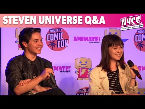 Steven Universe Q&A with Zach Callison and Grace Rolek at Animate Miami 2015