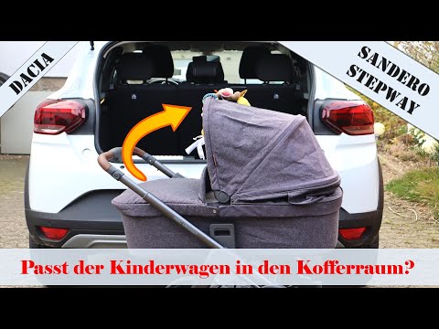 Dacia Sandero Stepway - Passt der Kinderwagen in den Kofferraum? 