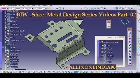 BIW _Sheet Metal Design Series Videos Part_02(Advanced surfacing in Catia) all Links in description.
