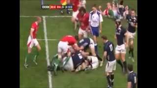 Wales VS Scotland 2010 Last 5 Minutes