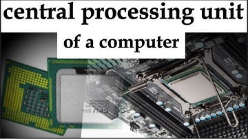 What is CPU  full Explanation   Parts of CPU  CU, ALU, register & Catch and features of CPU