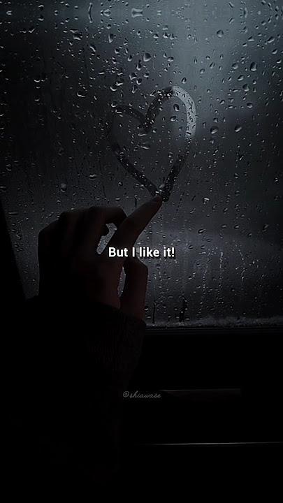 I don't know why but, I like it.....!!#rainy#dark#aesthetic#shiawase♡