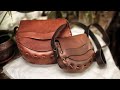 How to Make a Vintage Laced Leather Bag :)