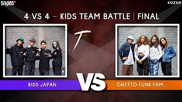 SNIPES FUNKIN STYLEZ 2019 - KIDZ TEAM BATTLE - FINAL -  Kids Japan vs. Ghetto Funk Family