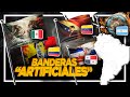 Las &quot;NUEVAS&quot; BANDERAS de América Latina hechas por una IA