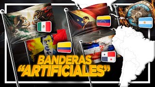 Las &quot;NUEVAS&quot; BANDERAS de América Latina hechas por una IA