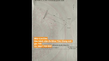 Bán nhà gần bệnh viện đa khoa Tiền Giang QL 1 A