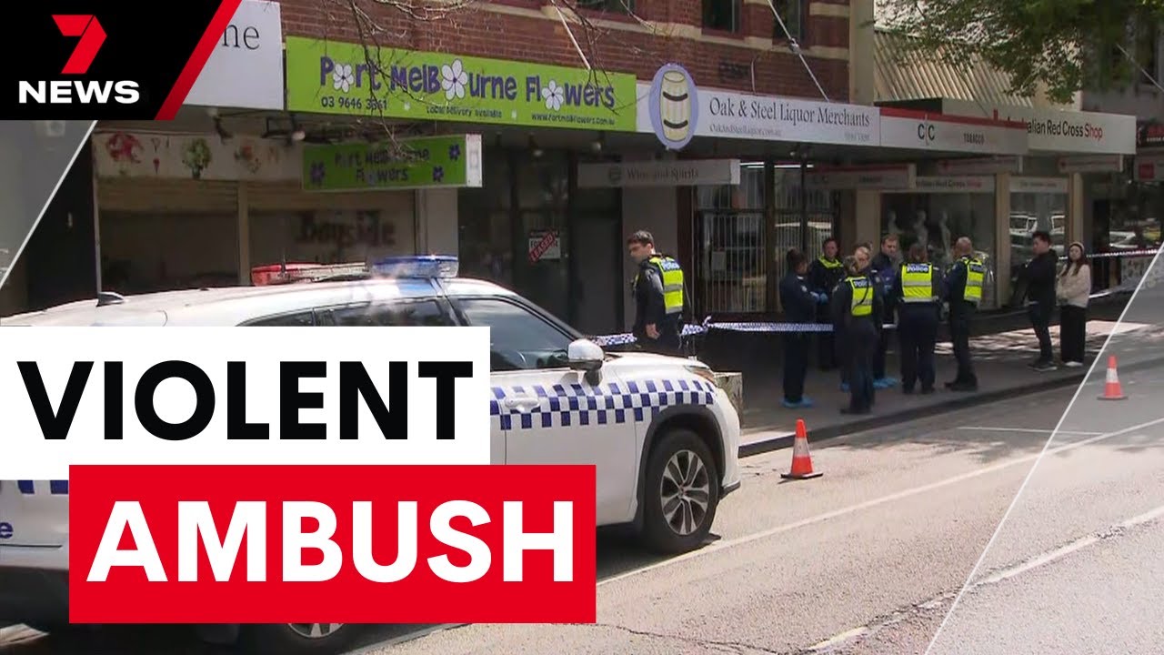 Shopkeeper stabbed in random attack at Port Melbourne - Police hunting ...