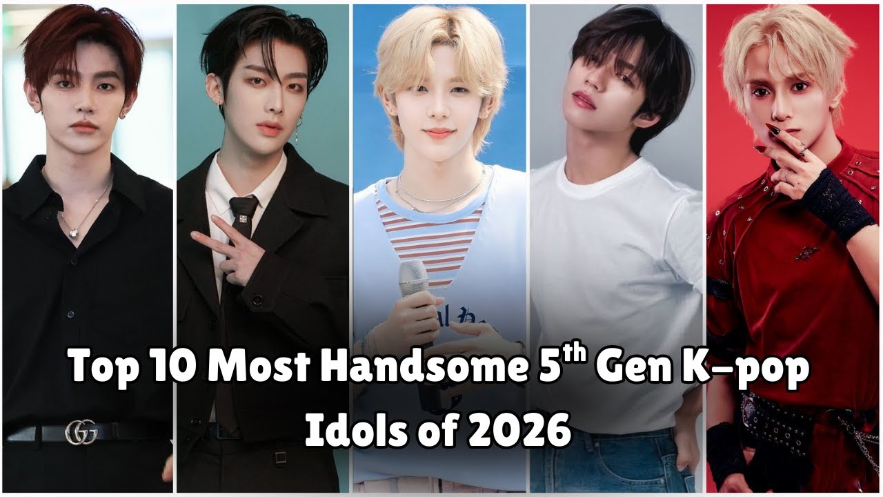Top 10 Most Handsome 5th Gen K-pop Idols of 2026