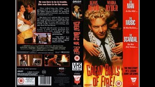 Original VHS Opening: Great Balls of Fire (1990 UK Rental Tape)