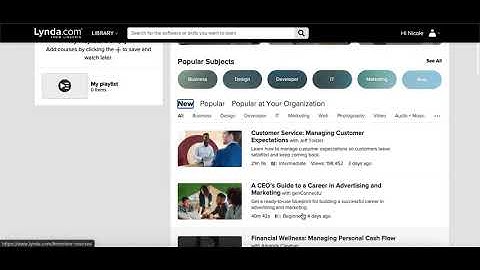 Getting Started with Lynda.com from the Ridgefield Library
