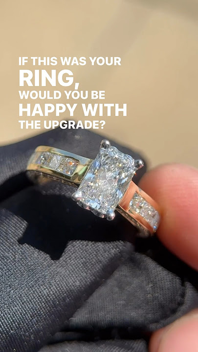 Transforming an Engagement Ring: 2ct Radiant Cut Upgrade!