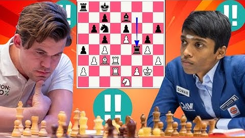 Super chess game 29 By Magnus Carlsen vs Rameshbabu Praggnanandhaa