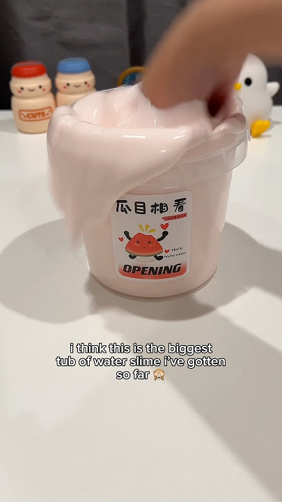 slime asmr! water slime from china review 🍉 #slimechannel #slime #slimevideos #oddlysatisfying