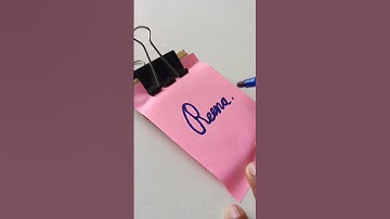 Reena name in cursive writing✍️#shortvideo #signature #satisfying #shorts #short #trend