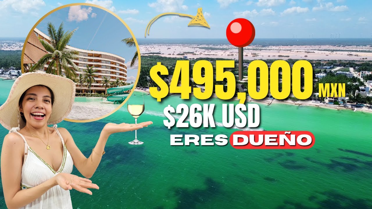 Departamentos FRENTE al MAR por $495,000 MXN - Progreso, Yucatán - NO es Timeshare