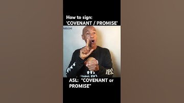 How to sign: “COVENANT or PROMISE” in ASL