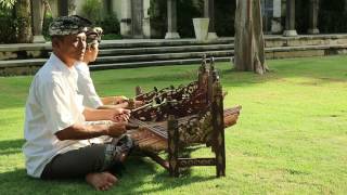 Rindik, the Balinese musical instrument