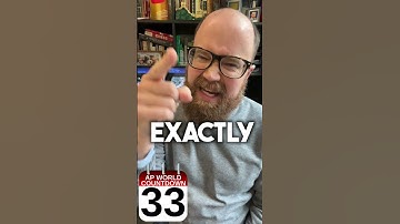 33 DAYS UNTIL THE AP WORLD HISTORY EXAM  #apworld #history #apworldhistory