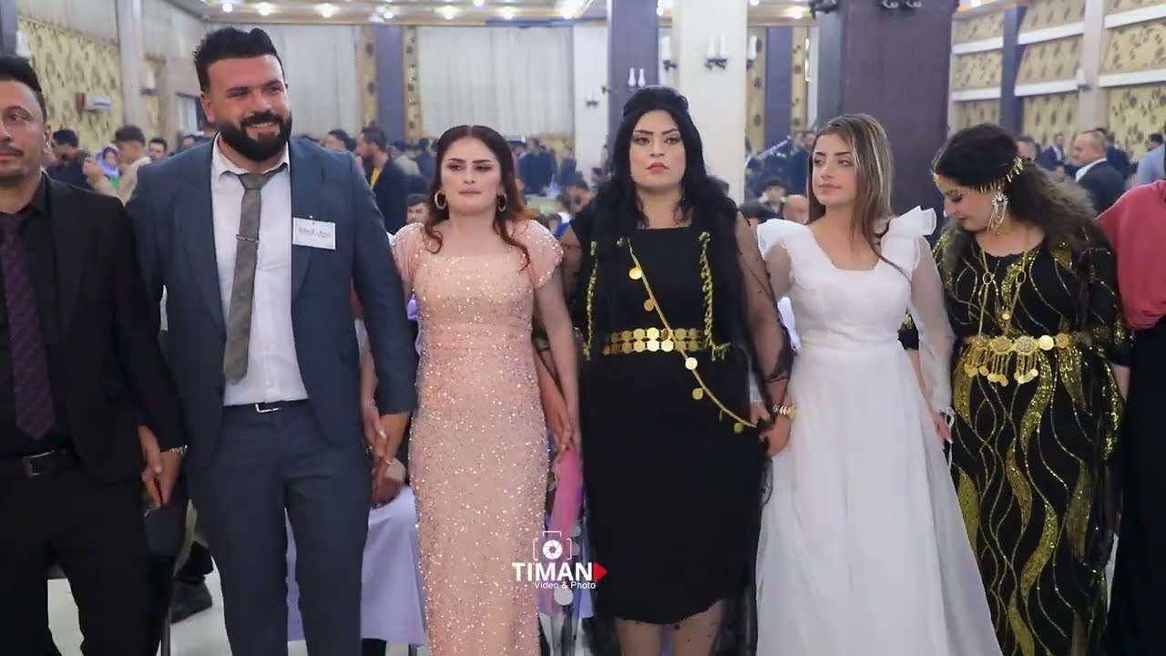 حفلة زفاف باسم & شاهة في قاعة ازادي مع الفنان شاكر حلو الفنان ناجي شنكالي Part 5