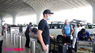 IPL Orange cap winner Jos Buttler was spotted at the airport