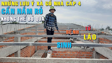NHỮNG LƯU Ý XÀ GỒ MÁI TÔN NHÀ CẤP 4 CẦN NẮM RỎ KHÔNG THỂ BỎ QUA