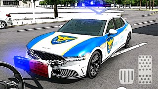 [모바일게임] 3D운전게임 G90 경찰차 도색! 간단하게 만들어서 배포해요 😁 screenshot 4