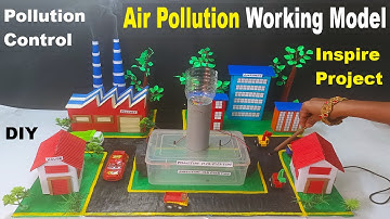 air pollution working model - control air pollution - carbon purification method - diy - howtofunda
