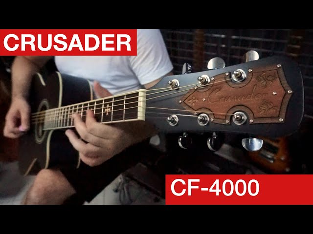 Crusader アコースティックギター CF400CO Crusader CF-4000 Sound Test | Affordable Acoustic Guitar from