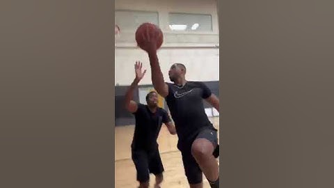 Tristan Thompson with the TOUGH inside hand finish over the defender! #jushoop #shorts