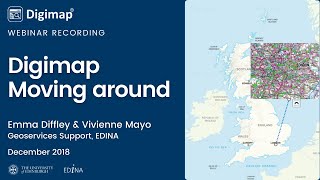 Digimap - moving around