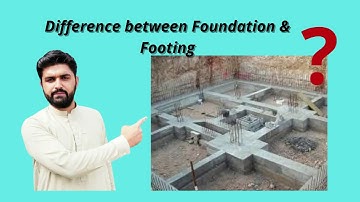 Difference between Foundation and Footing