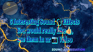 5 Incredible Sound Effects for Video Editing | Free & Essential SFX 🎧🎬