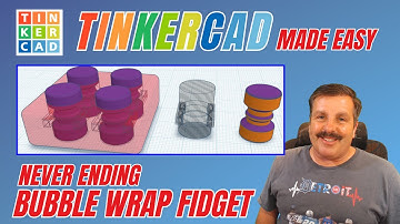 Tinkercad Magic: Design a Forever Pop Fidget! 💯🔥