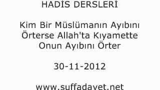 Kim Bir Müslümanın Ayıbını Örterse Allahta Kıyamette Onun Ayıbını Örter