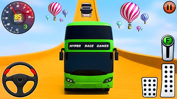 Super Bus Mega Ramp Impossible Racing - Bus Mega Ramp Impossible Tracks - Android Gameplay #104