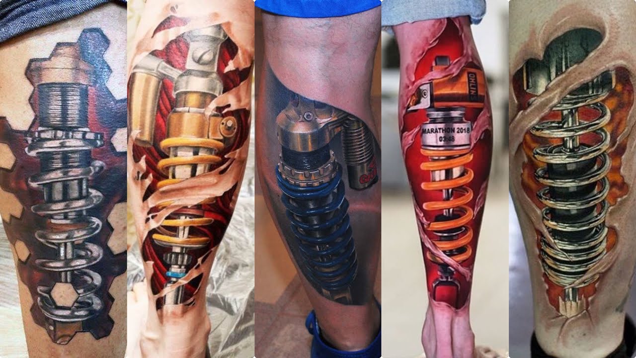 Tattoo uploaded by Sandroz  Biomechanical Shock absorber  Tattoodo