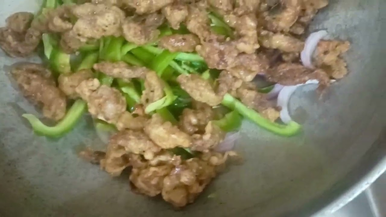 Restaurant style Chinese Beef chili 🌶️ dry 