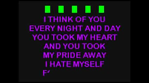 Joan Jett And The Blackhearts -  I Hate Myself For Loving You  ...   KaraokeTubeBox