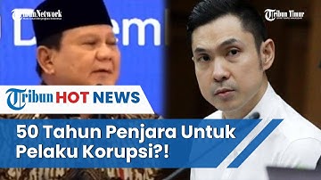 Prabowo Sindir Pelaku Korupsi Diberi Hukuman Ringan Usai Kasus Harvey Moeis