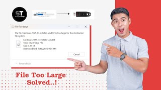 Solved..! | File Too Large for Destination | Drive - Pendrive | Error Solved for Windows.