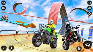 Impossible Bike Racing Stunt Game 3d ! Impossible Bike Race Racing Games 2022 - Android GamePlay FHD screenshot 3
