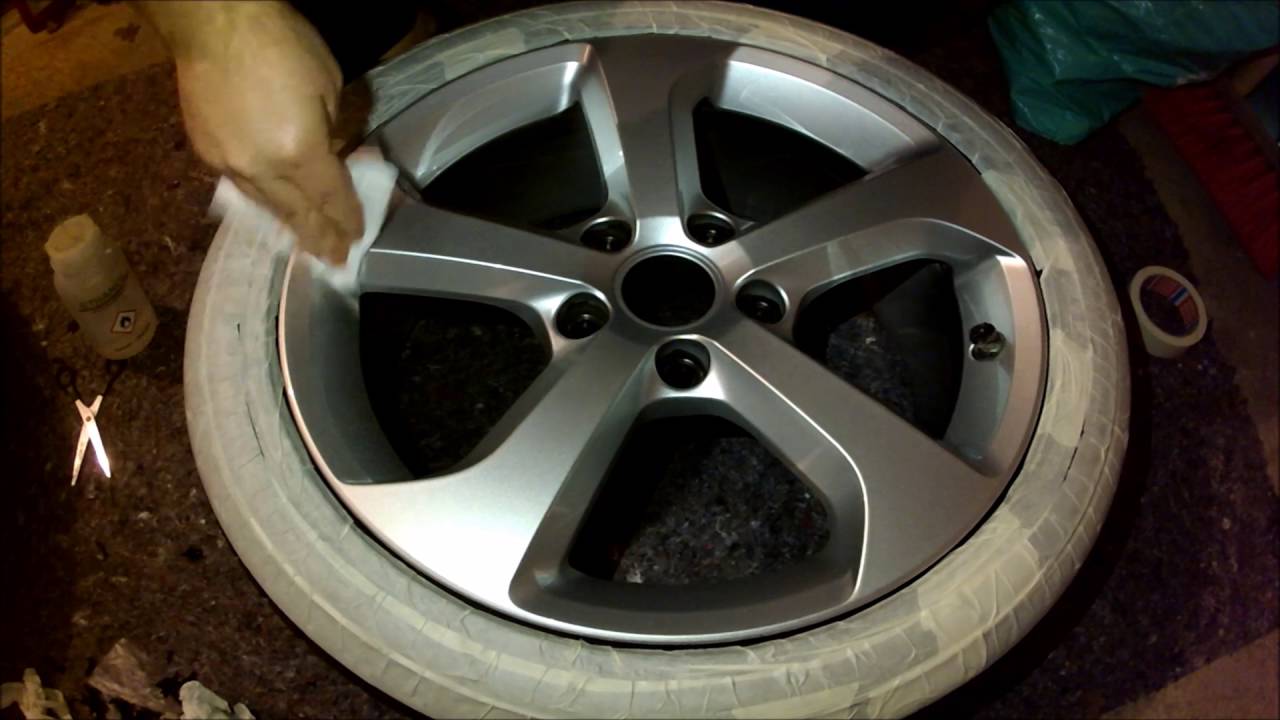 Felgen Folierung mit Sprühfolie