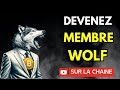 Devenez un membre wolf  pour avoir des avantages vip  et soutenir la chaine 