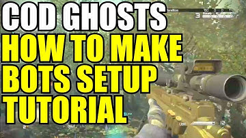 COD Ghosts: How To Make Bots Set Up and Not Kill You! (Practice Trickshotting)