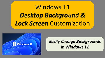 How To Change Desktop Background Image and Lock Screen Background  in Windows 11