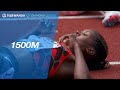 Faith Kipyegon sets a meeting record in the women