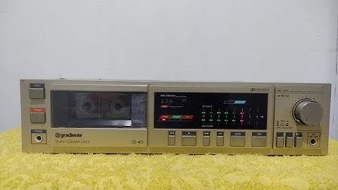 Tape Deck Gradiente Ds-40