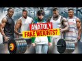 Anatoly use fake weights in gym prank  anatoly pretended to be a beginner 10